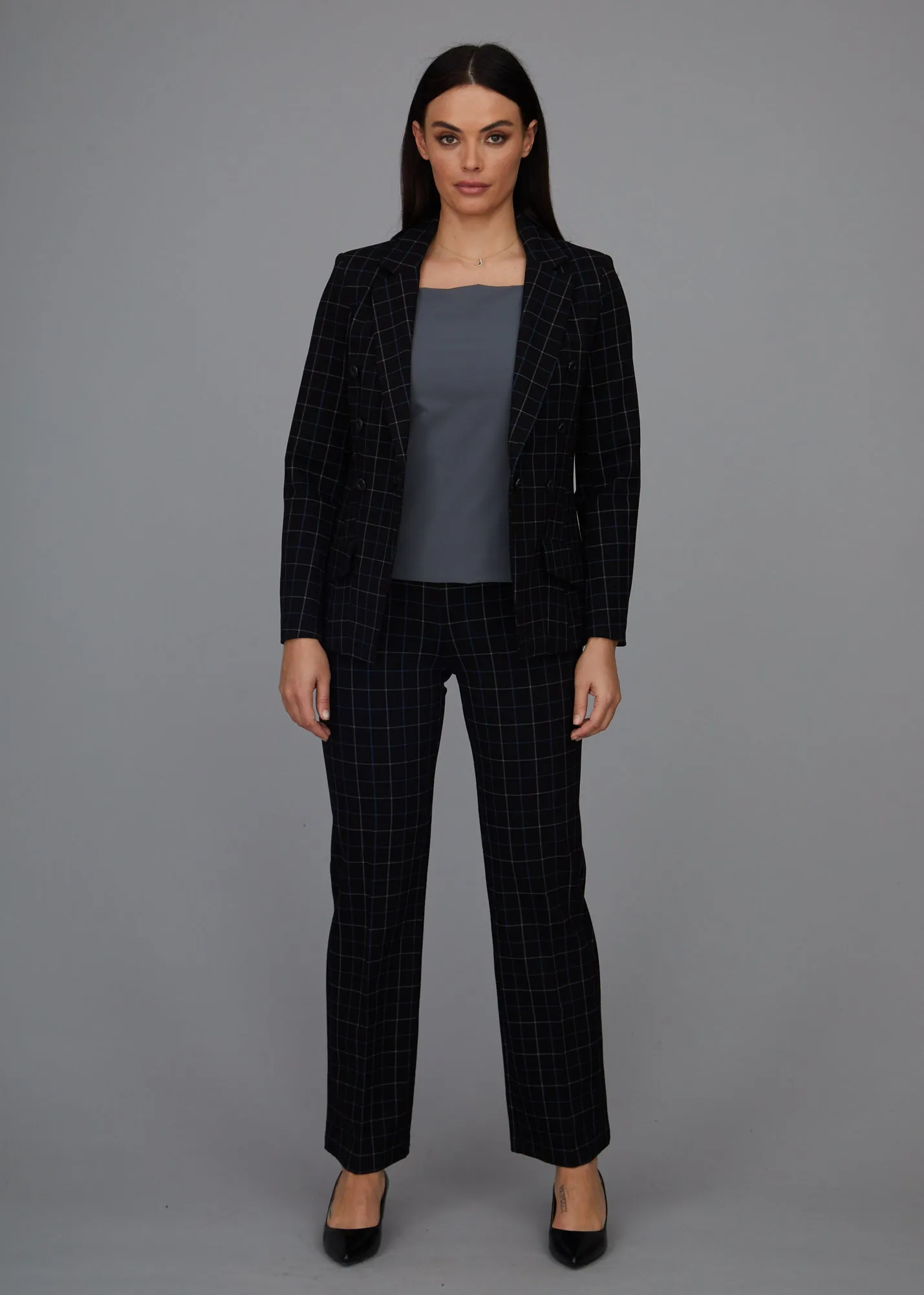 Steely 1 Button DB Jacket - Wall Street Plaid: FINAL SALE
