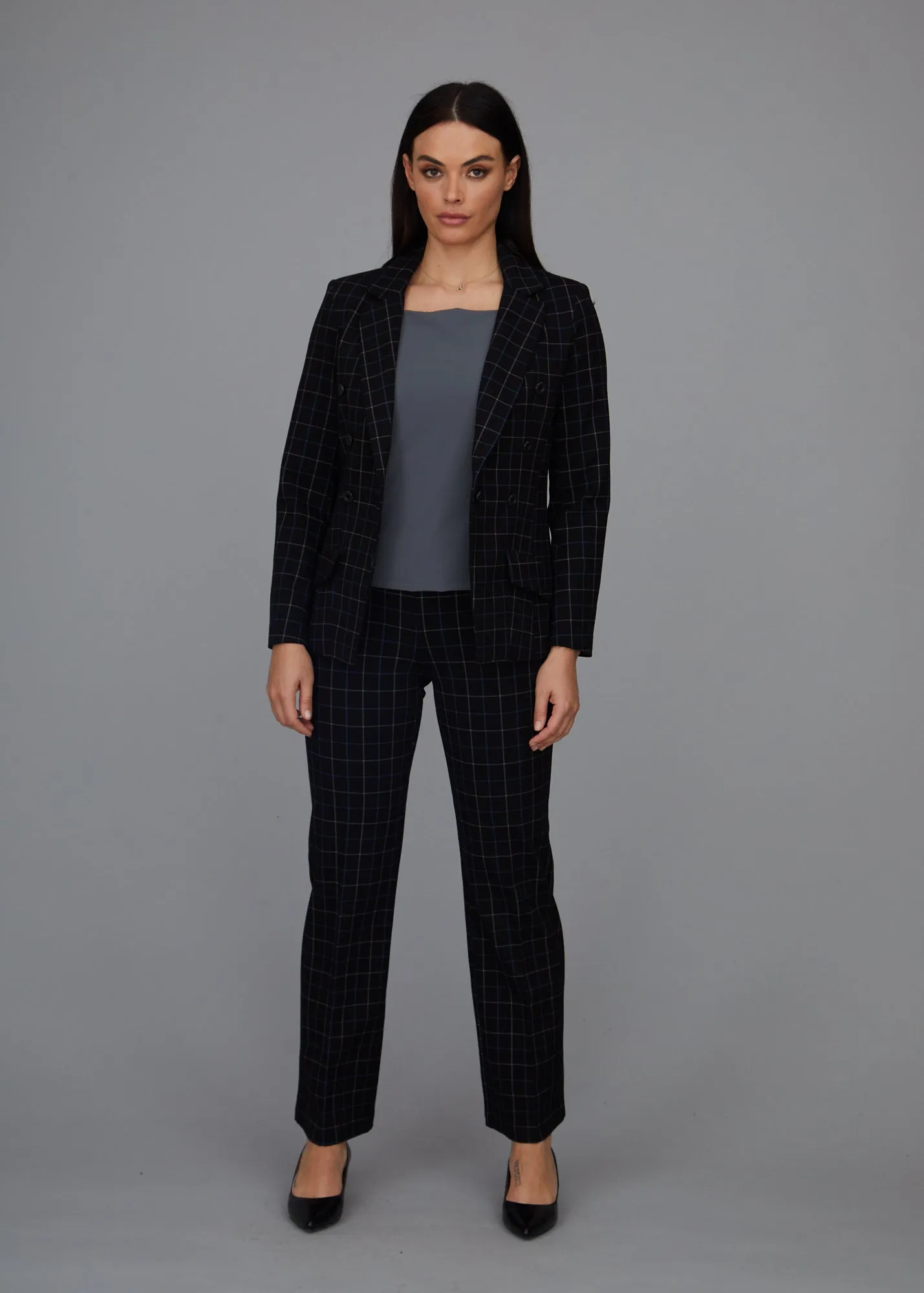 Steely 1 Button DB Jacket - Wall Street Plaid: FINAL SALE