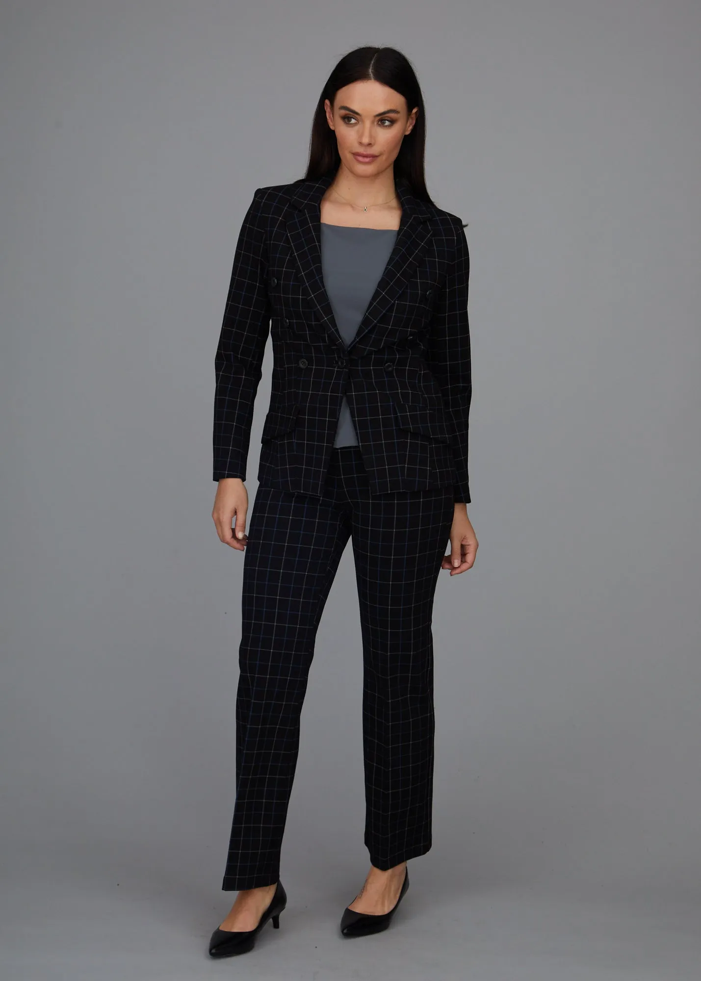 Steely 1 Button DB Jacket - Wall Street Plaid: FINAL SALE
