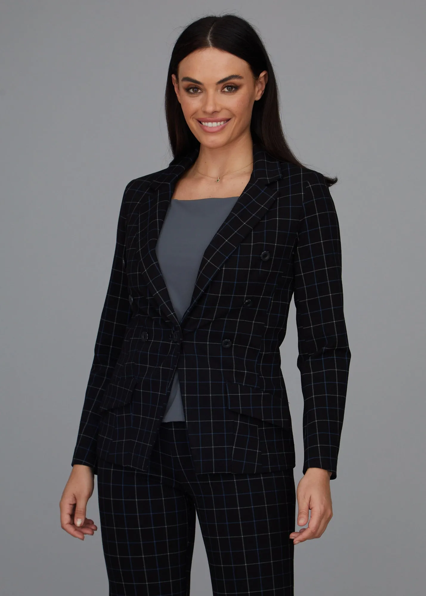Steely 1 Button DB Jacket - Wall Street Plaid: FINAL SALE