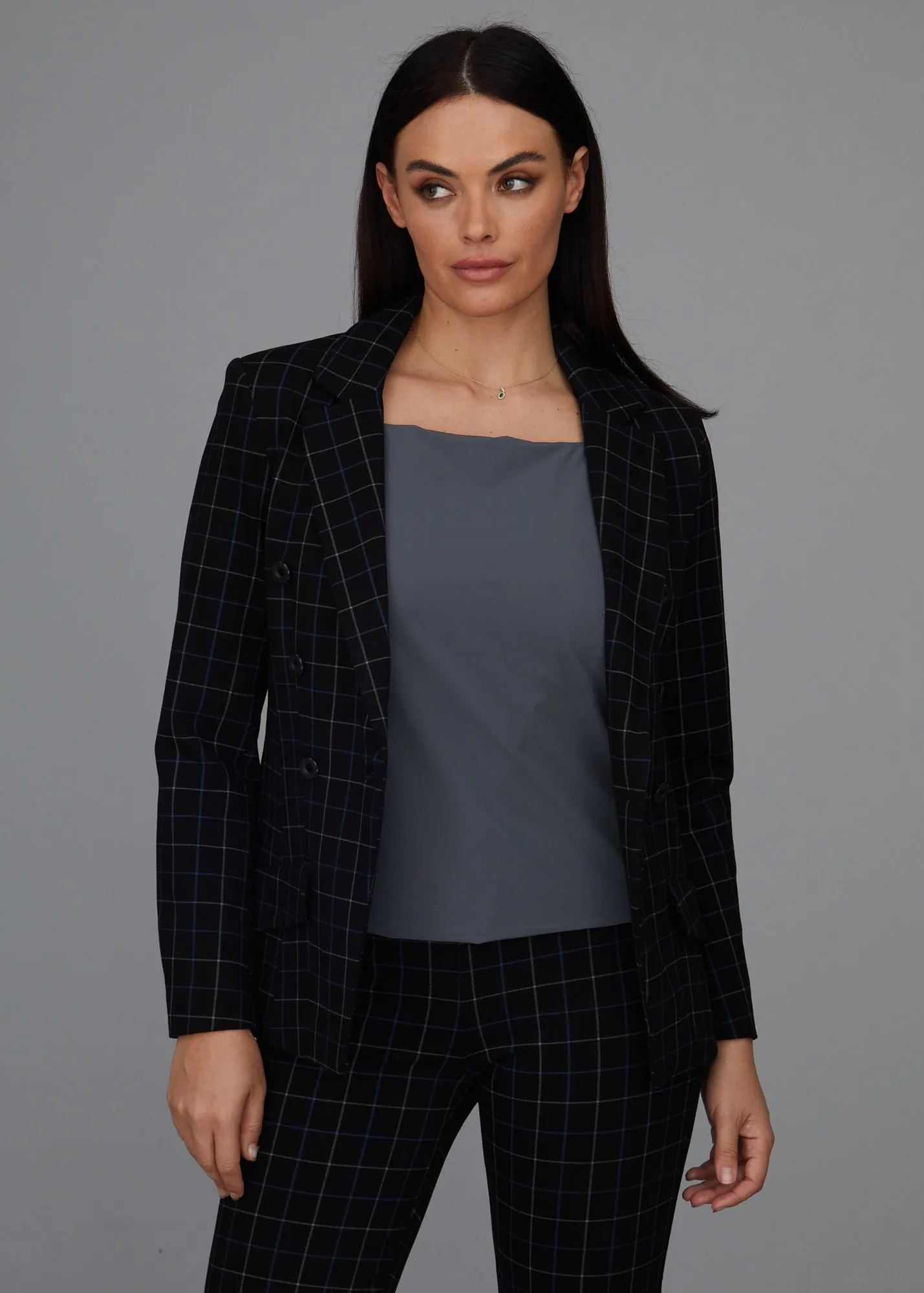 Steely 1 Button DB Jacket - Wall Street Plaid: FINAL SALE