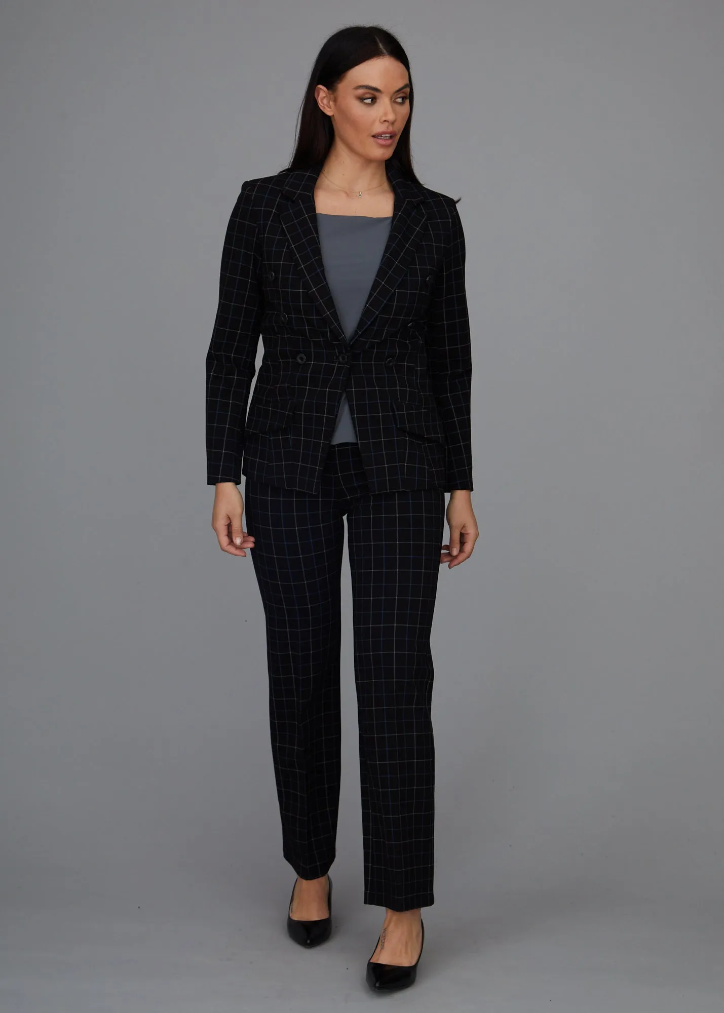 Steely 1 Button DB Jacket - Wall Street Plaid: FINAL SALE