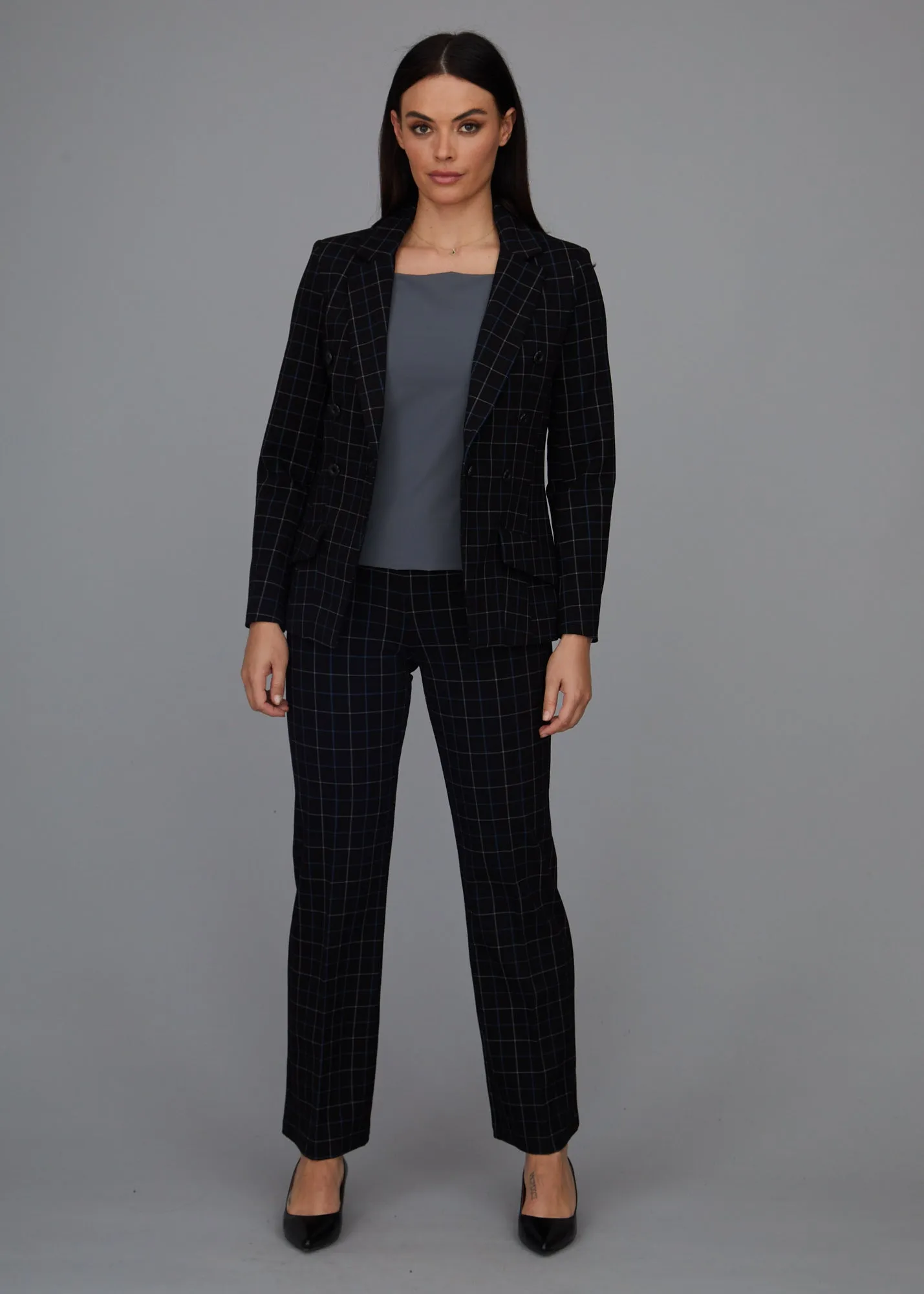 Steely 1 Button DB Jacket - Wall Street Plaid: FINAL SALE