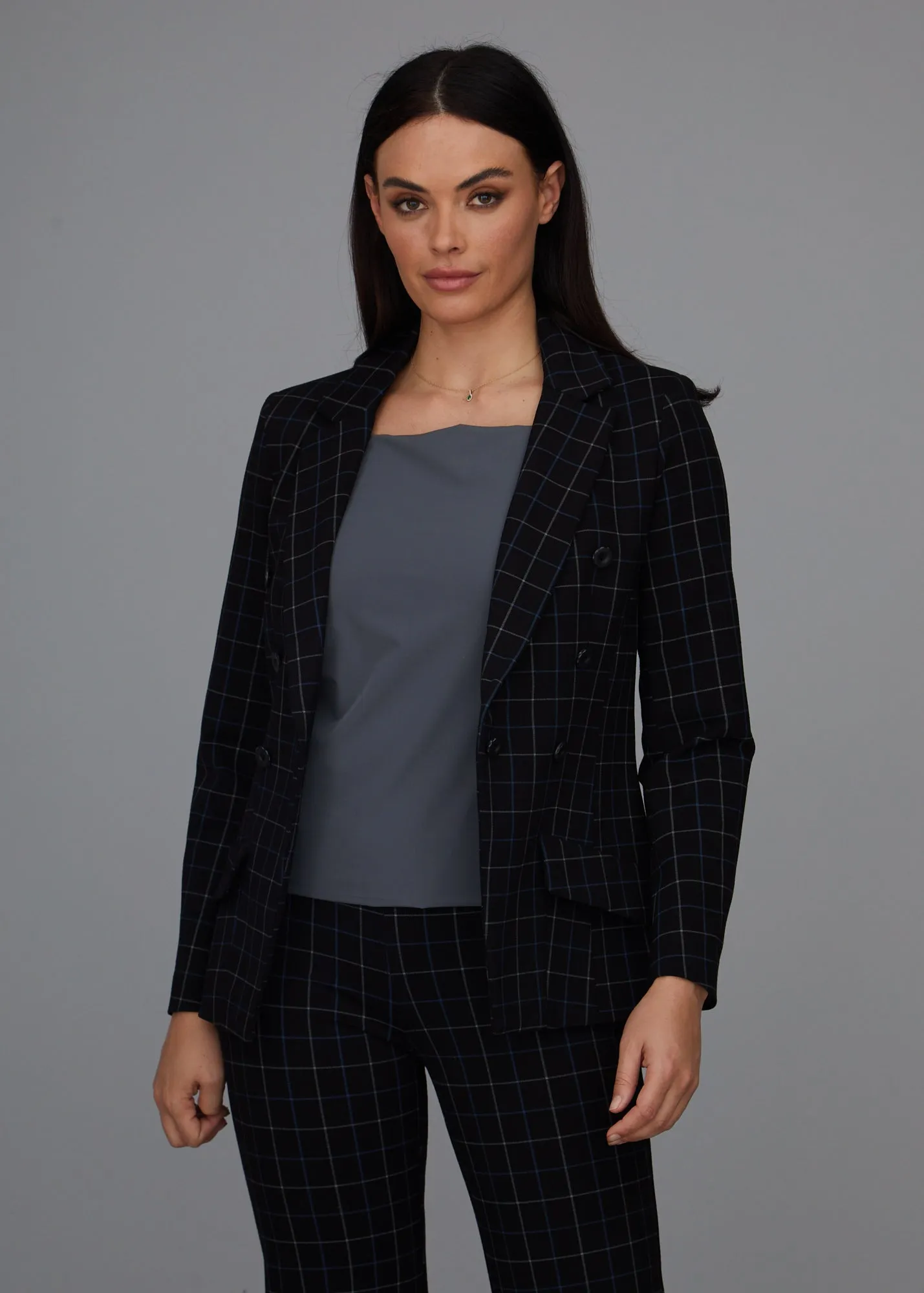 Steely 1 Button DB Jacket - Wall Street Plaid: FINAL SALE