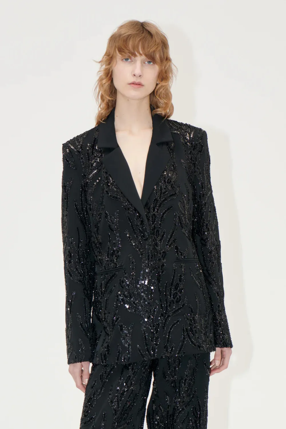 Stine Goya Long Sleeve Fitted Blazer