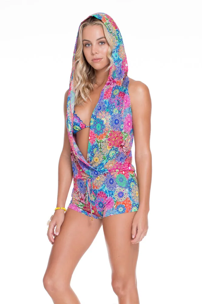 SUNBURST - Hoodie Romper • Multicolor