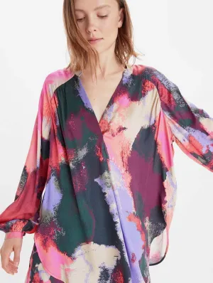 Sunita TENCEL™ Modal Vegan Blouse | Gem Print