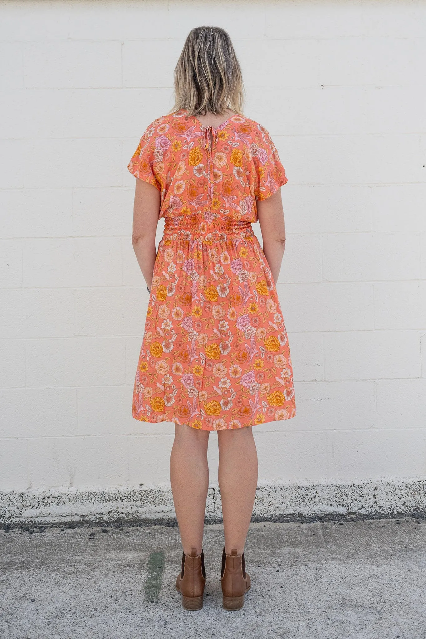 Tangerine Dove - Shorter Boho Malia Dress
