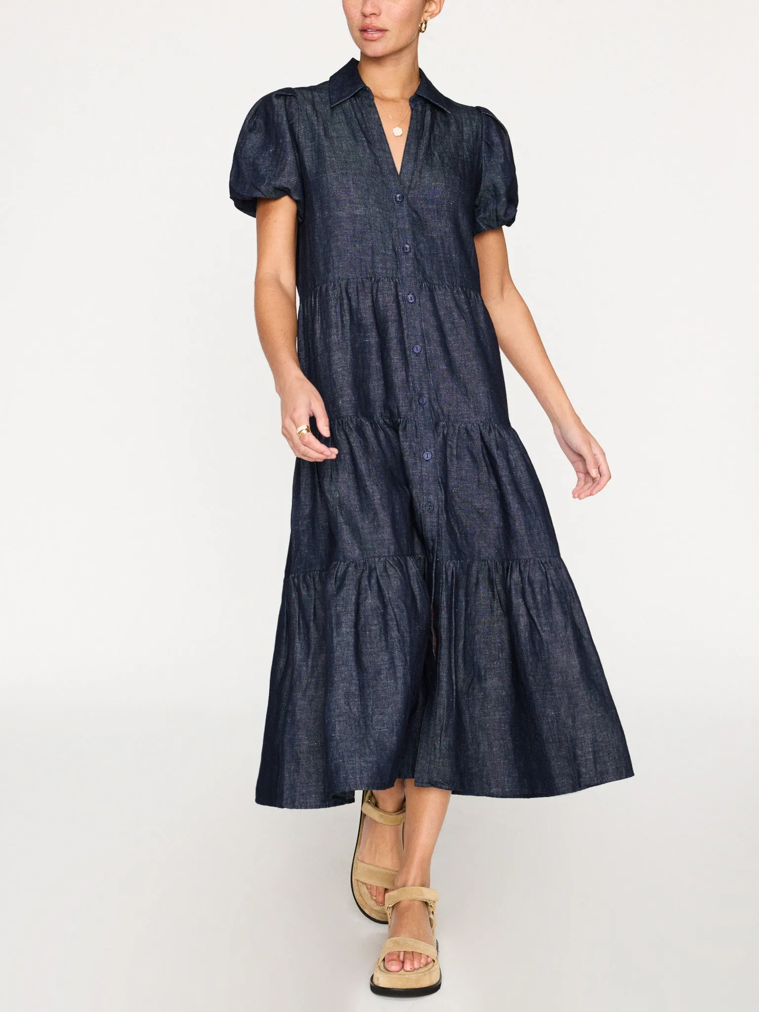 The Havana Indigo Dress