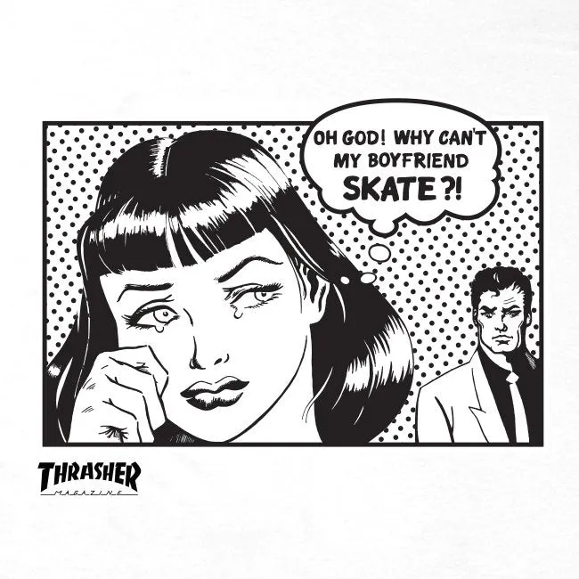 Thrasher - Boyfriend Mens Tee White