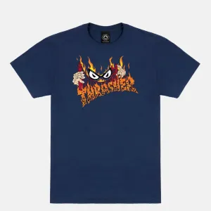 THRASHER Sucka Free Tee Navy