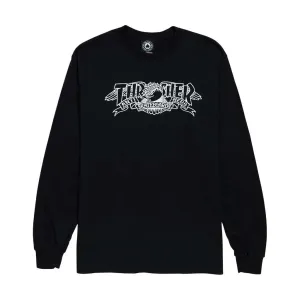 Thrasher x Anti Hero Mag Banner Longsleeve T-Shirt Black