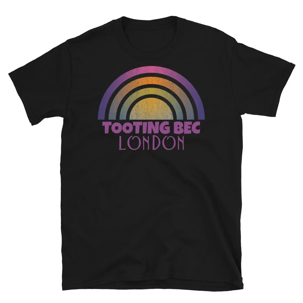 Tooting Bec London Retrowave Graphic T-Shirt
