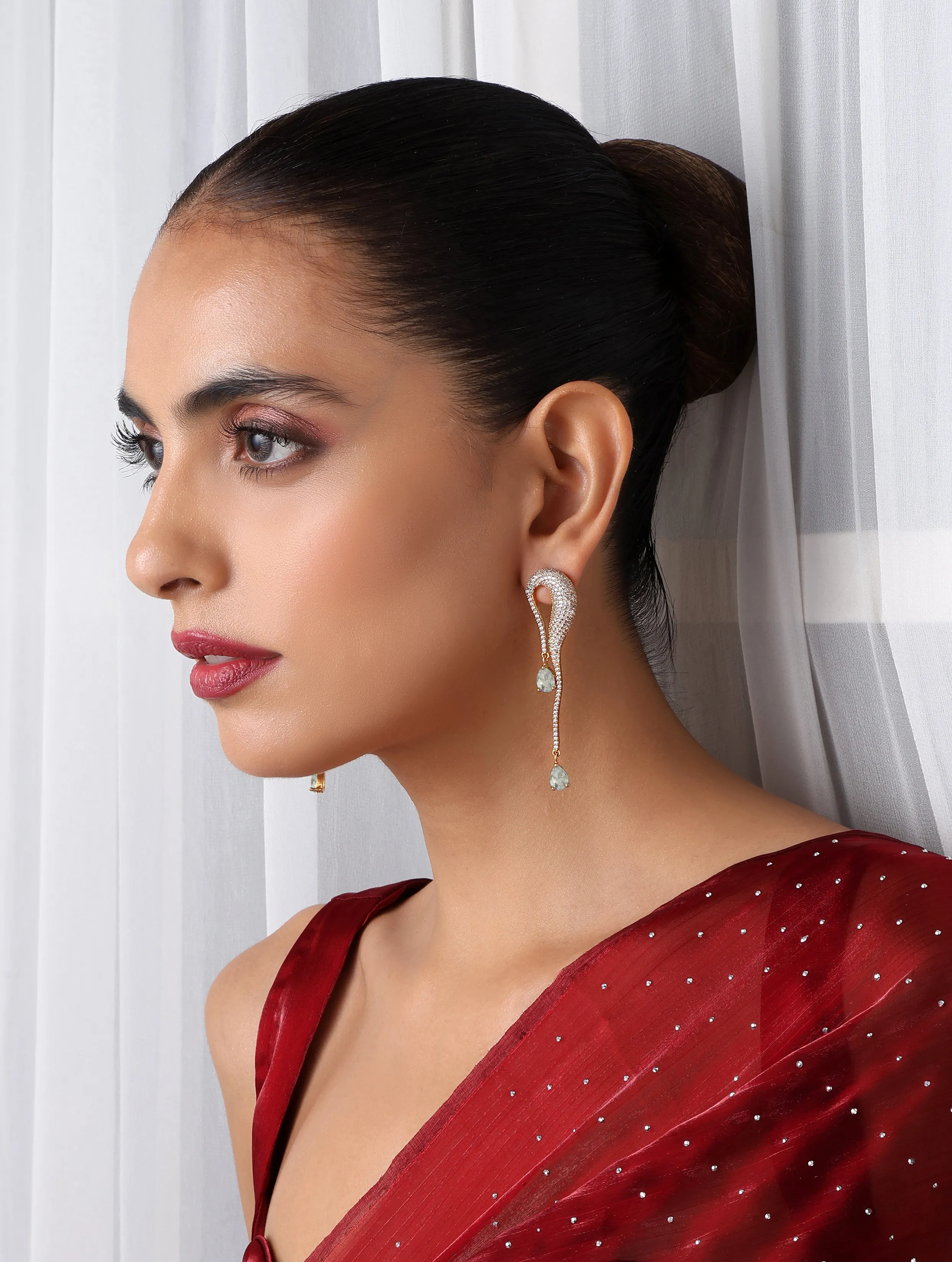 Transparent Dew Drop Earring