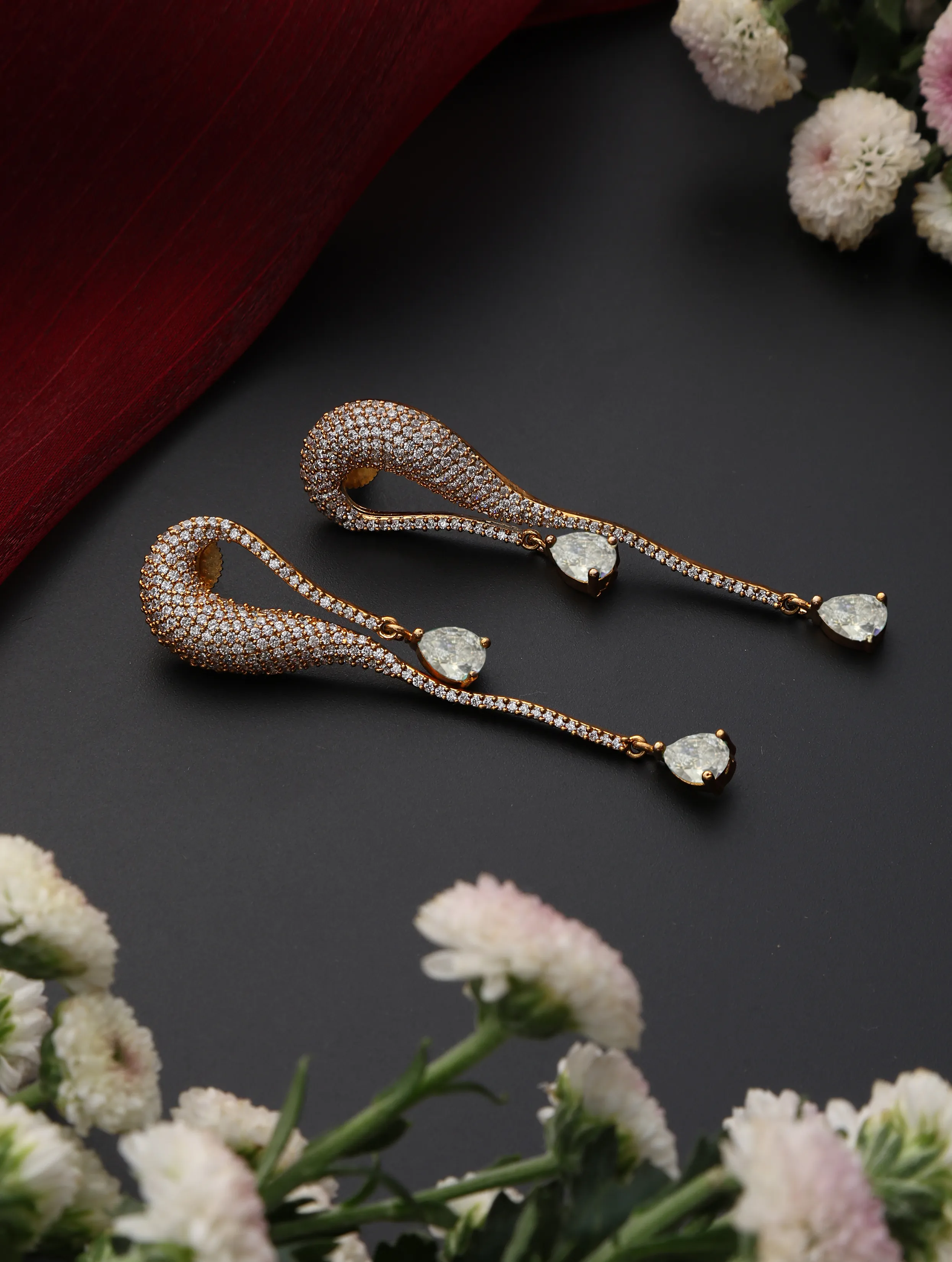 Transparent Dew Drop Earring