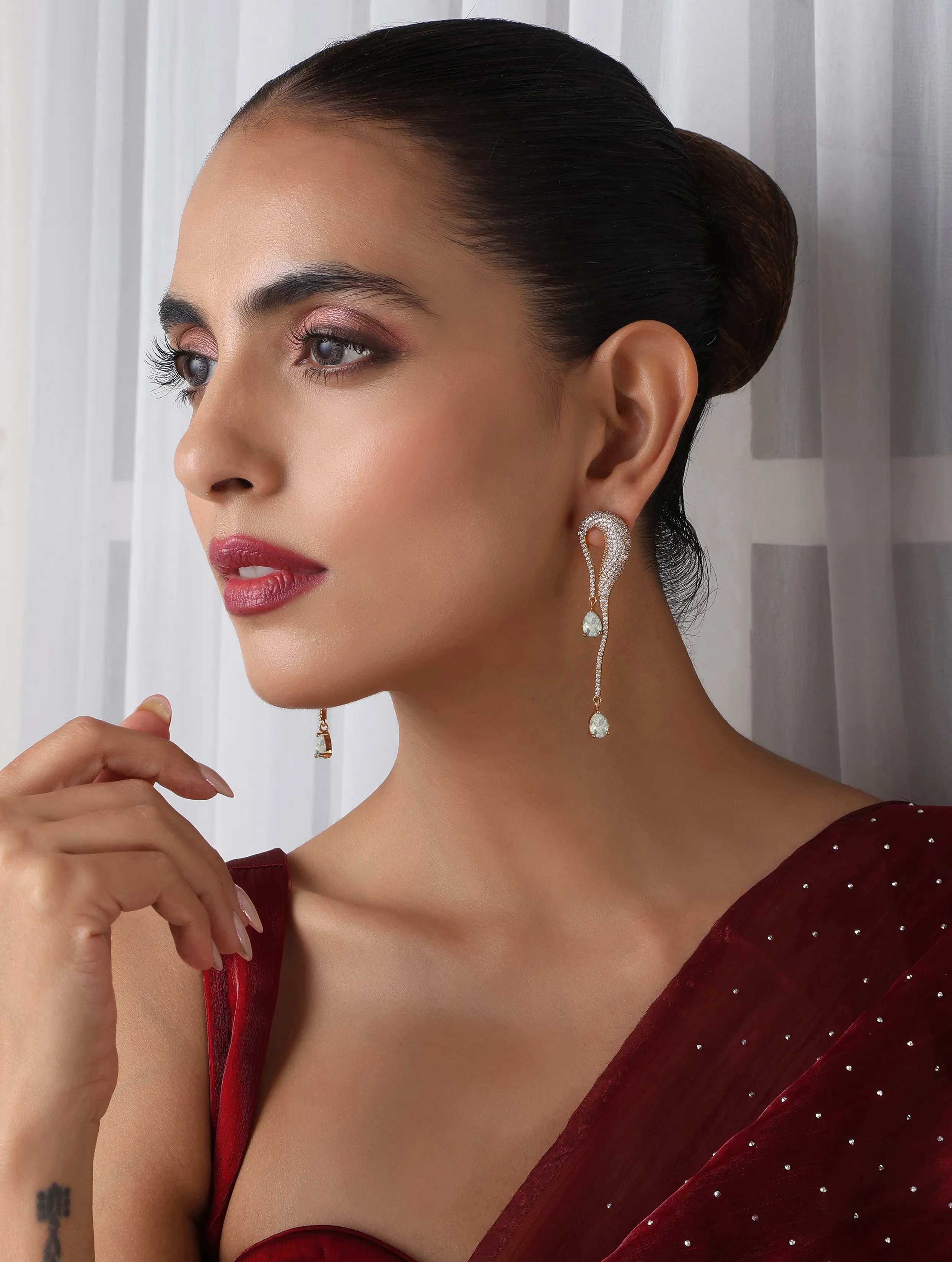 Transparent Dew Drop Earring