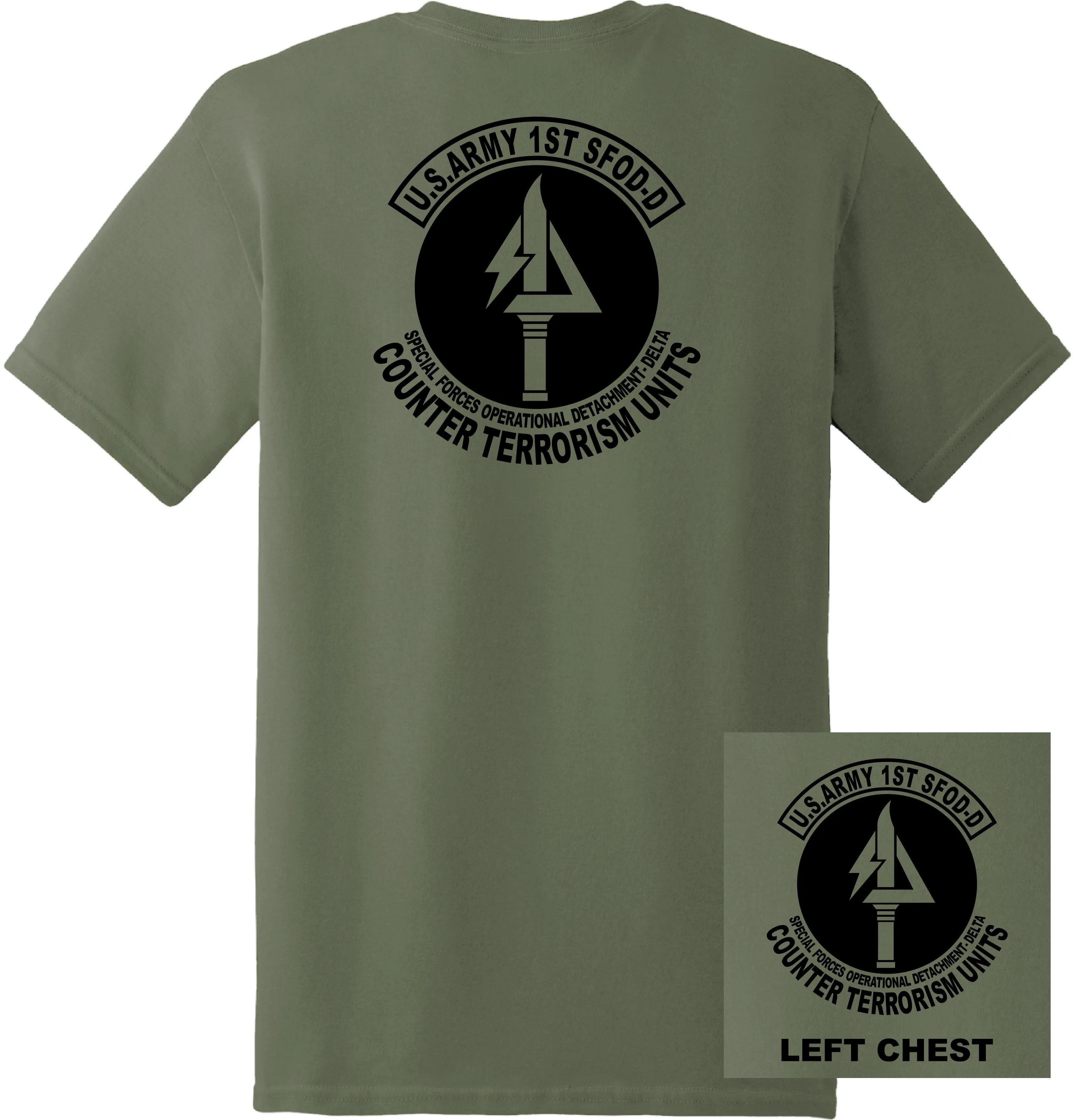 US Army - 1st Special Forces Operational Detachment - Delta Force T-Shirt