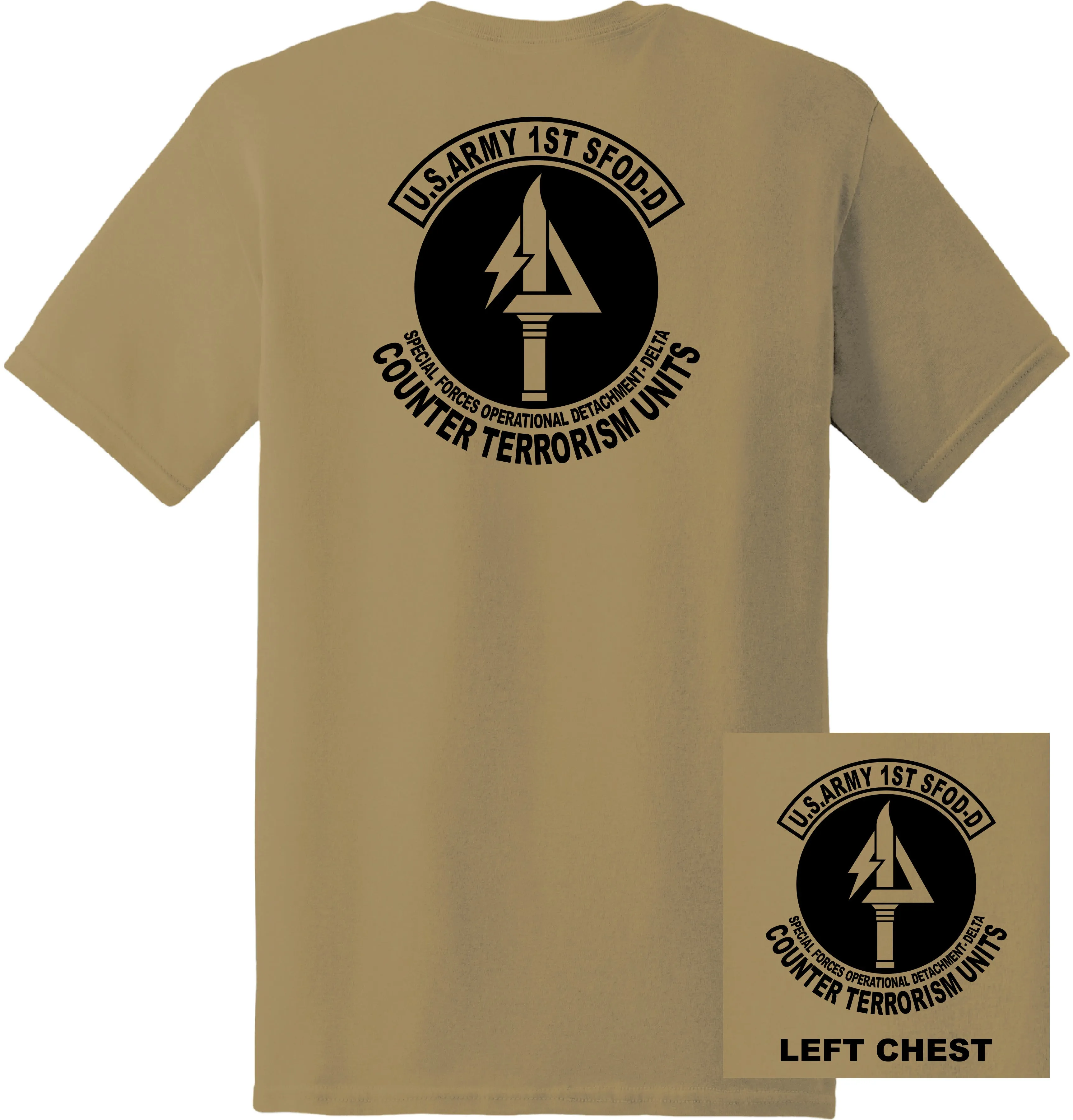 US Army - 1st Special Forces Operational Detachment - Delta Force T-Shirt