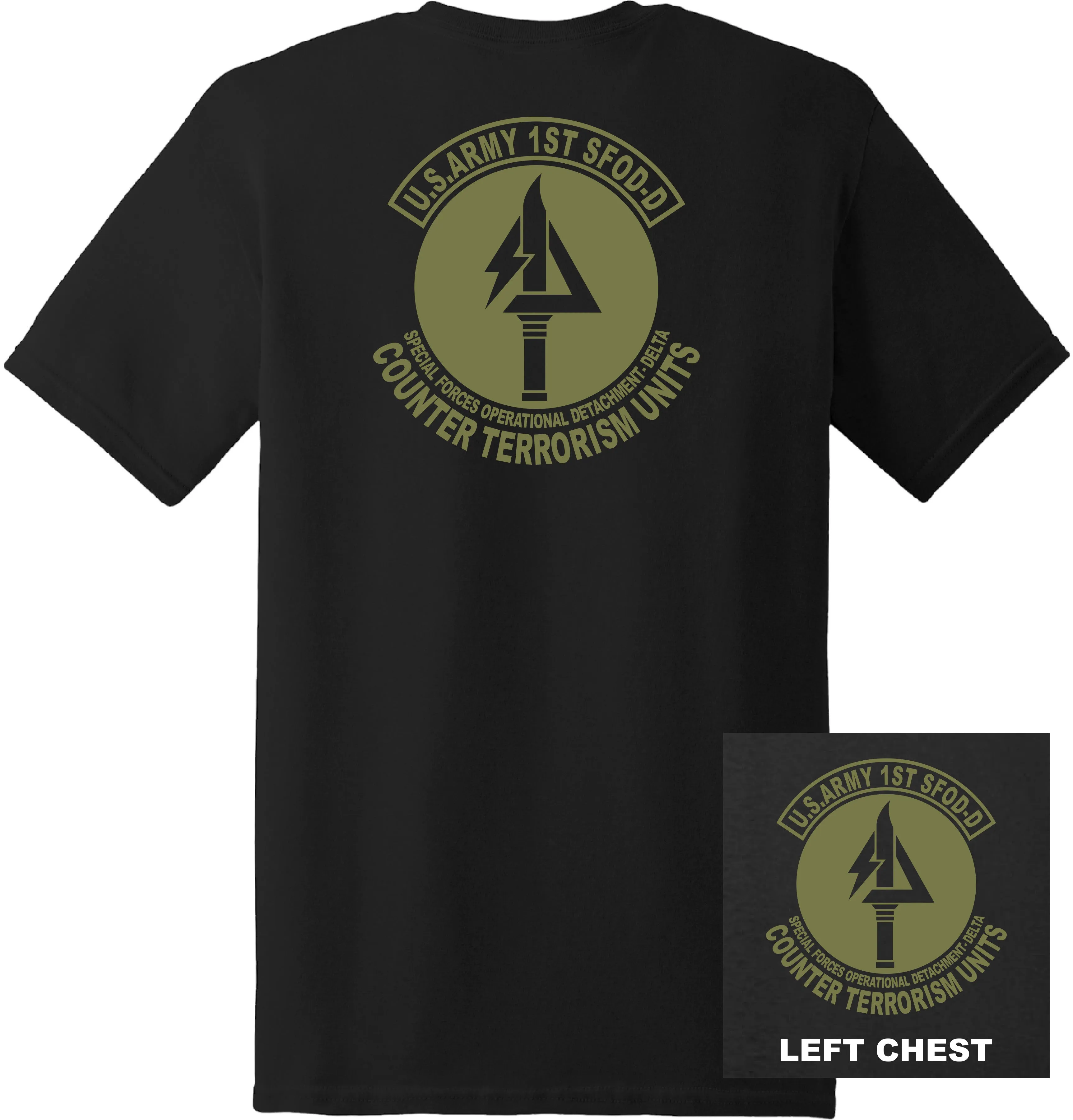 US Army - 1st Special Forces Operational Detachment - Delta Force T-Shirt