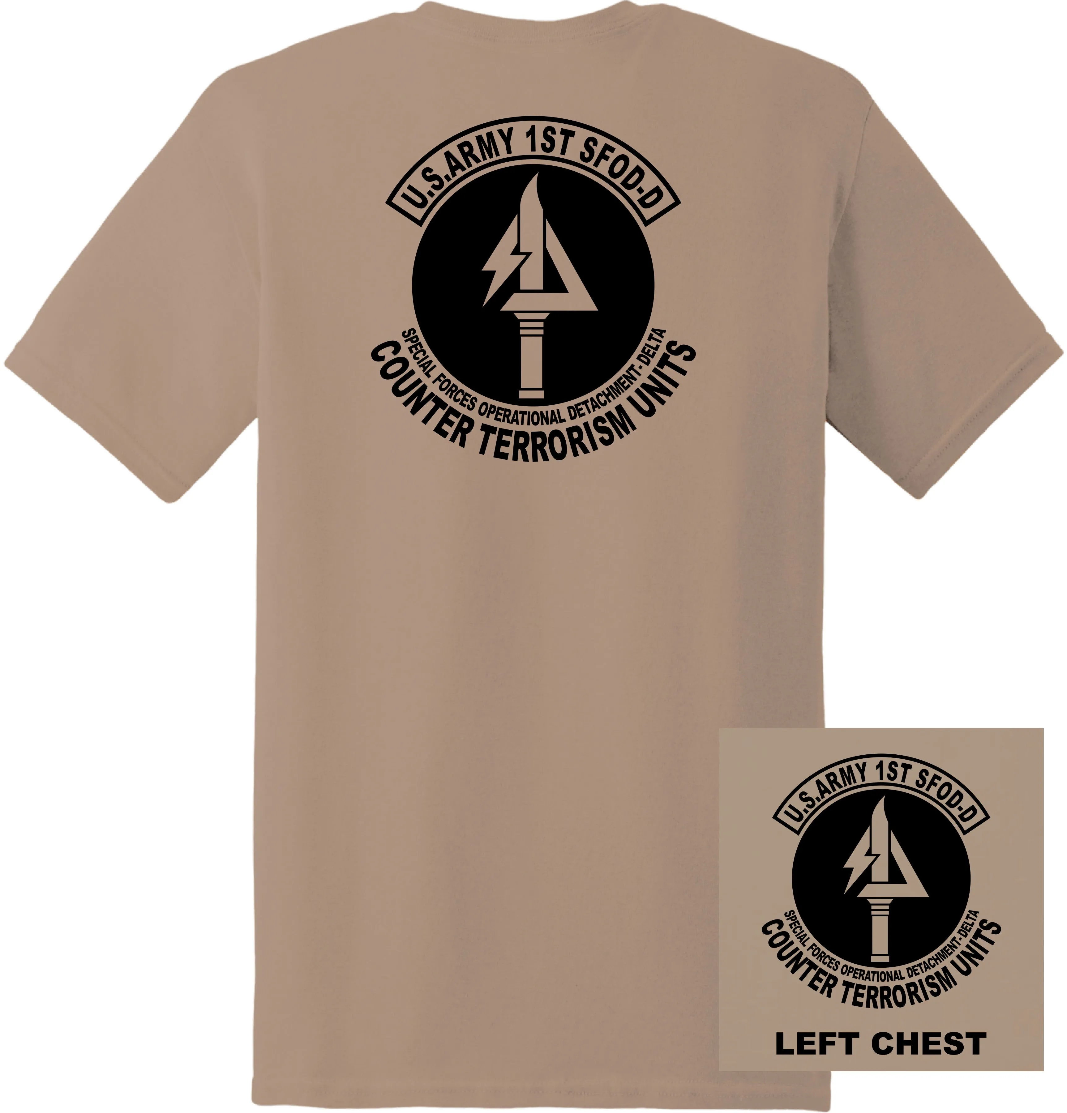 US Army - 1st Special Forces Operational Detachment - Delta Force T-Shirt
