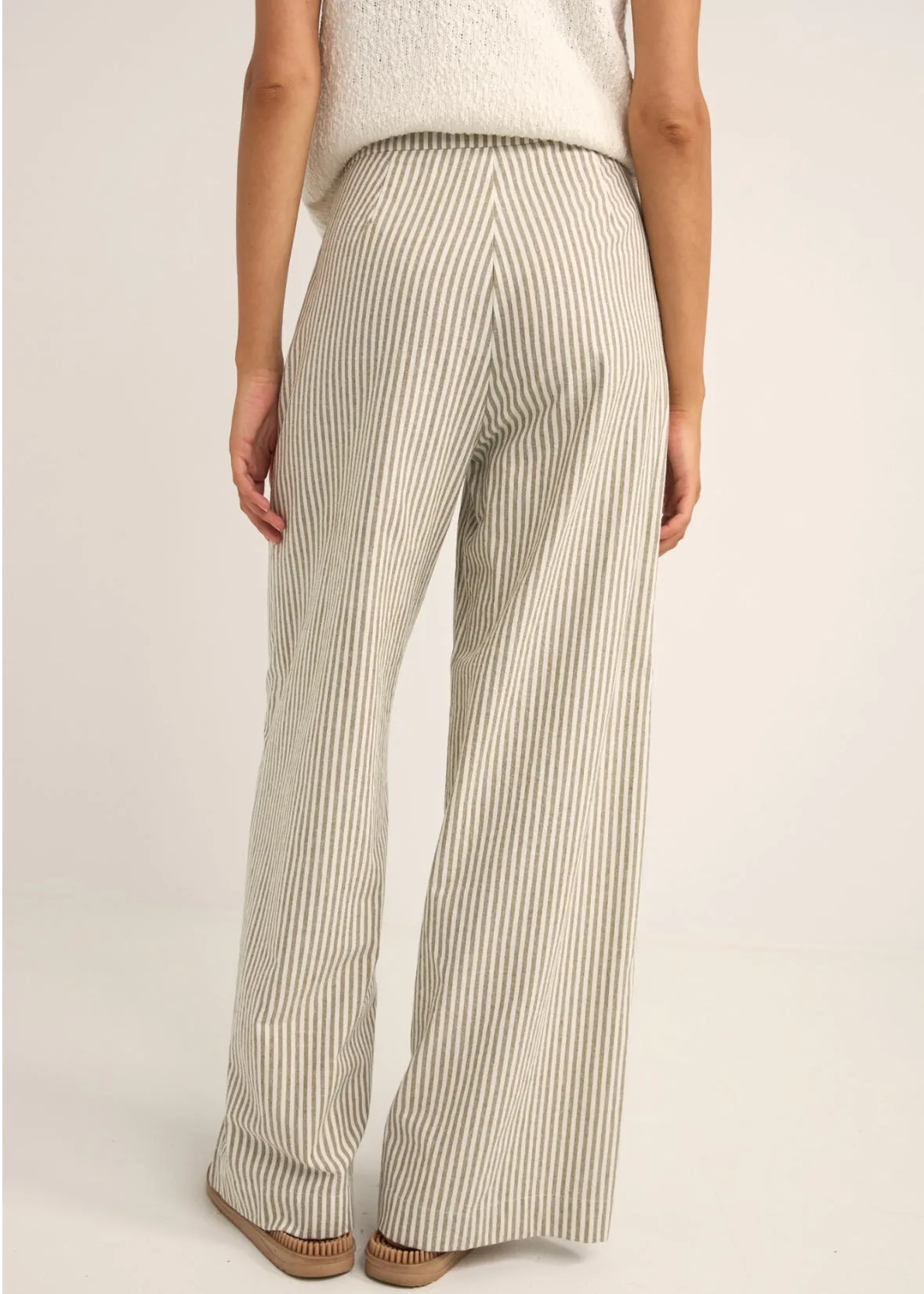 Valley Stripe Wide Leg Pant