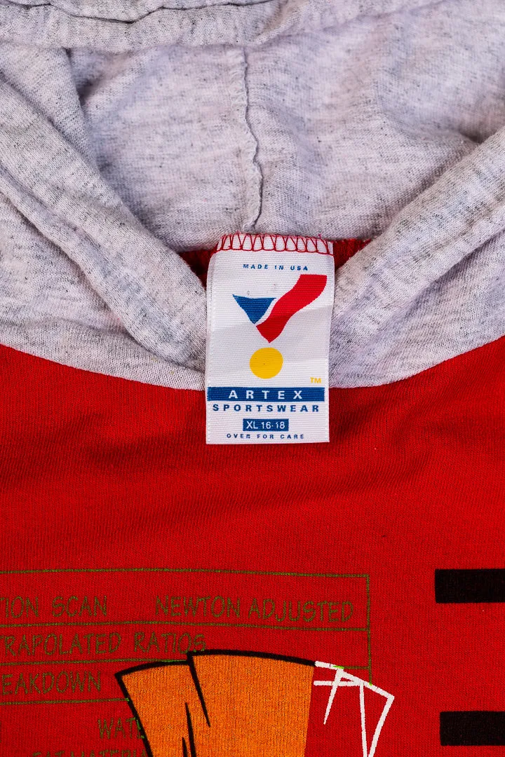 Vintage 1993 Marvin the Martian Long Sleeve Hooded T-shirt