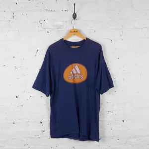 Vintage Adidas T-shirt - Blue - XL