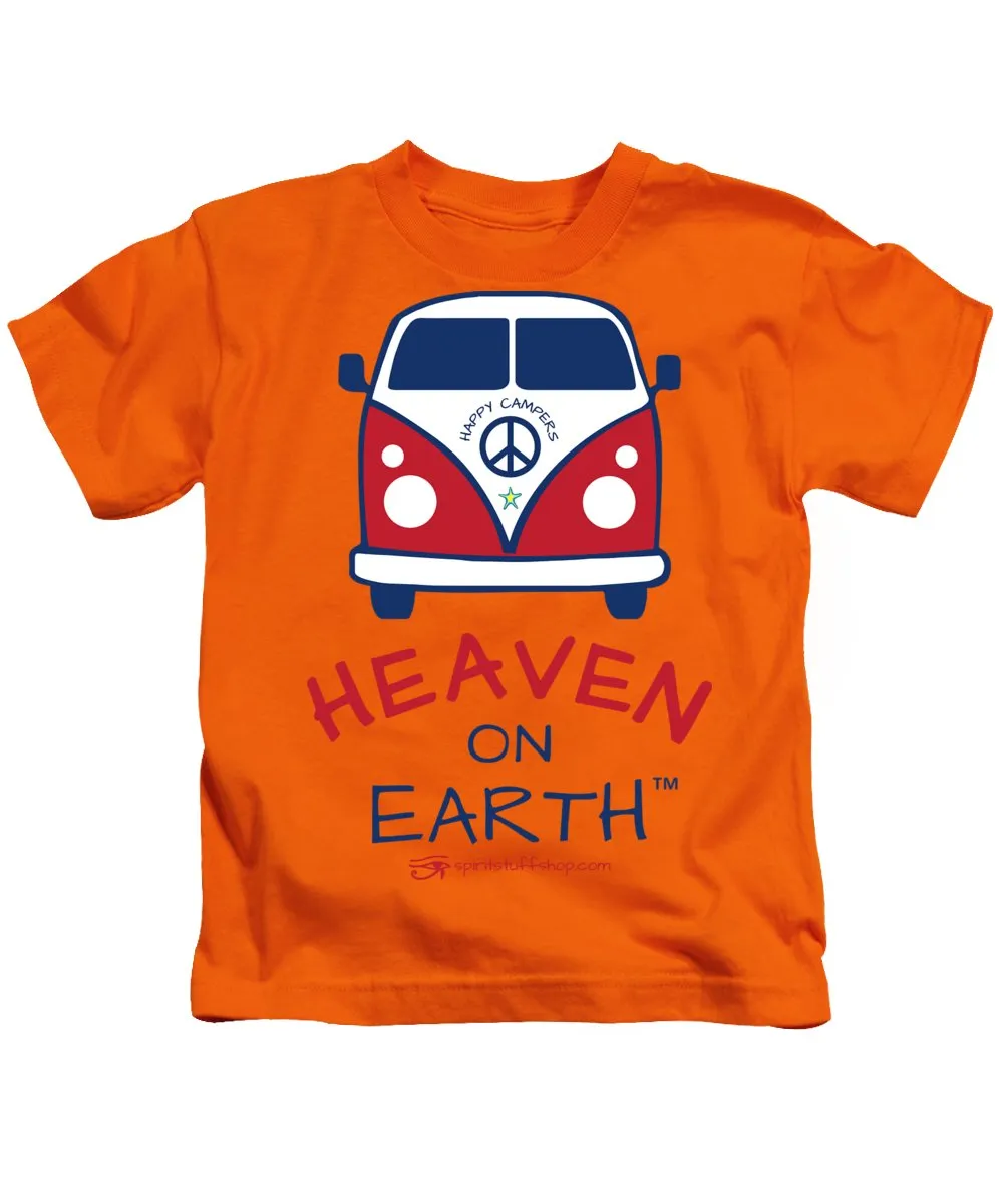 Vw Happy Camper Heaven On Earth - Kids T-Shirt