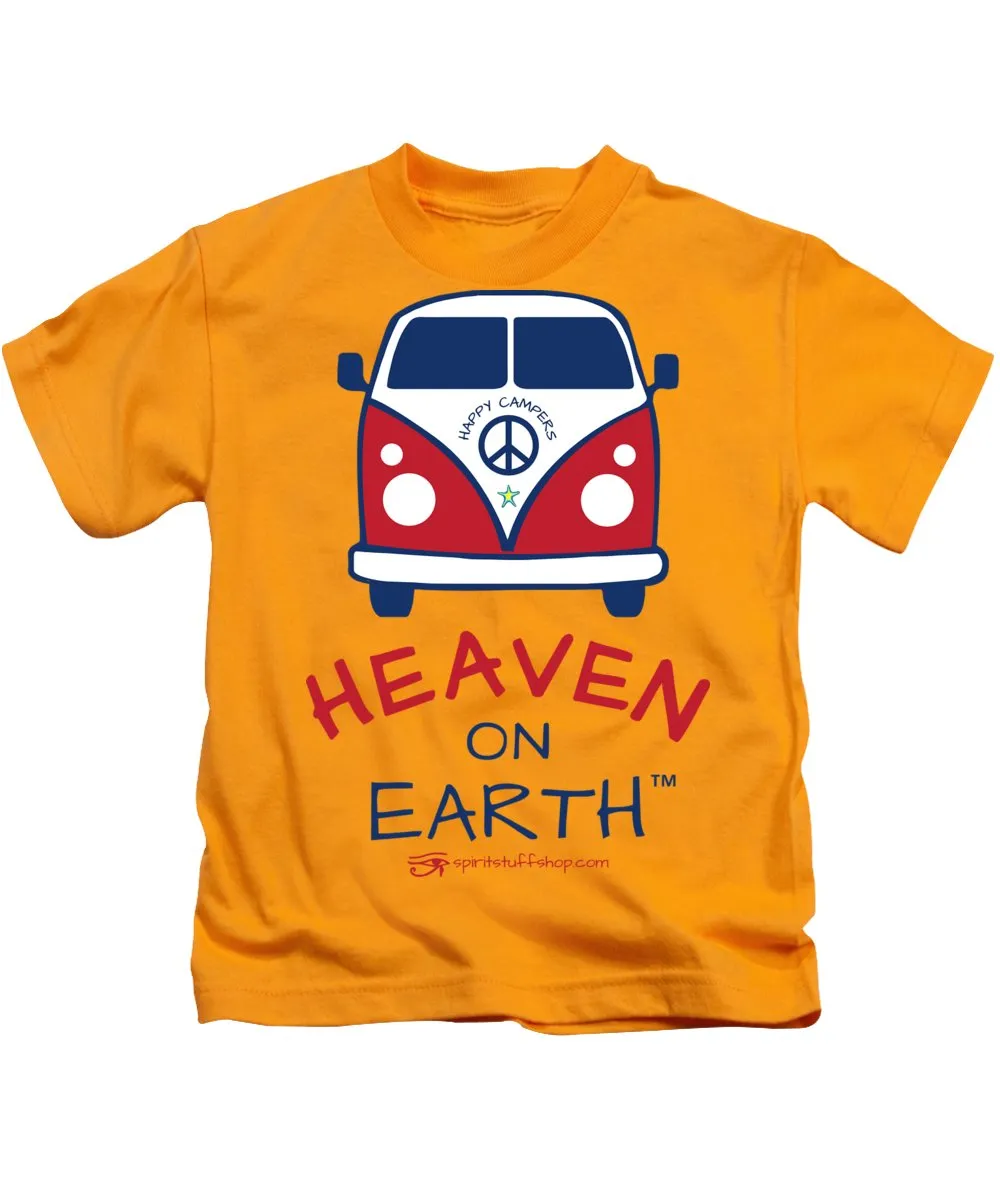 Vw Happy Camper Heaven On Earth - Kids T-Shirt