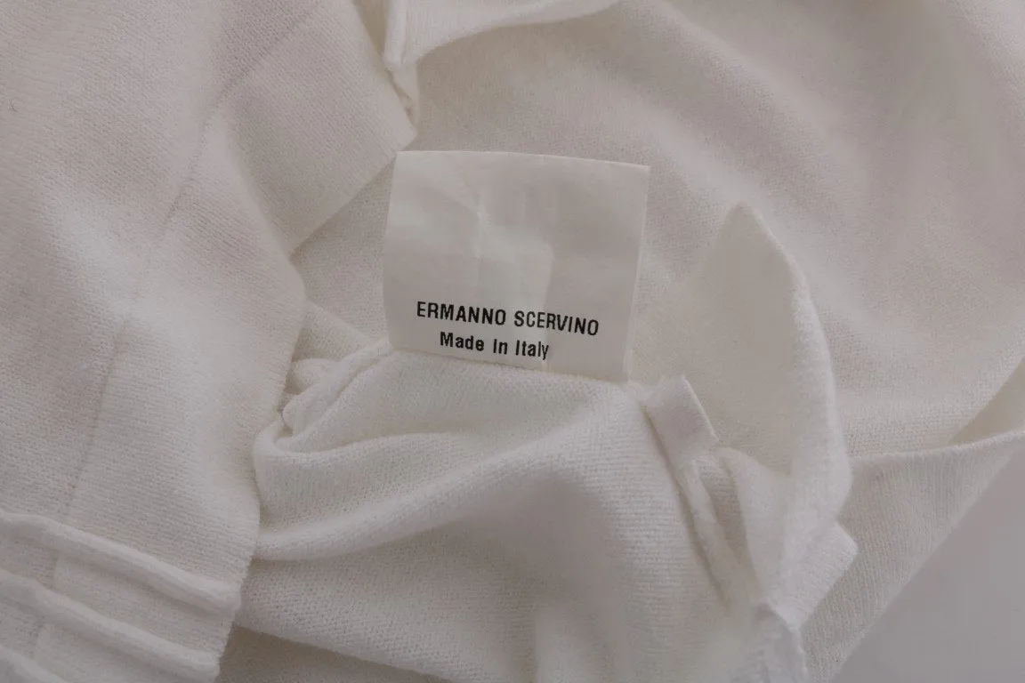 White Cotton Blouse Top