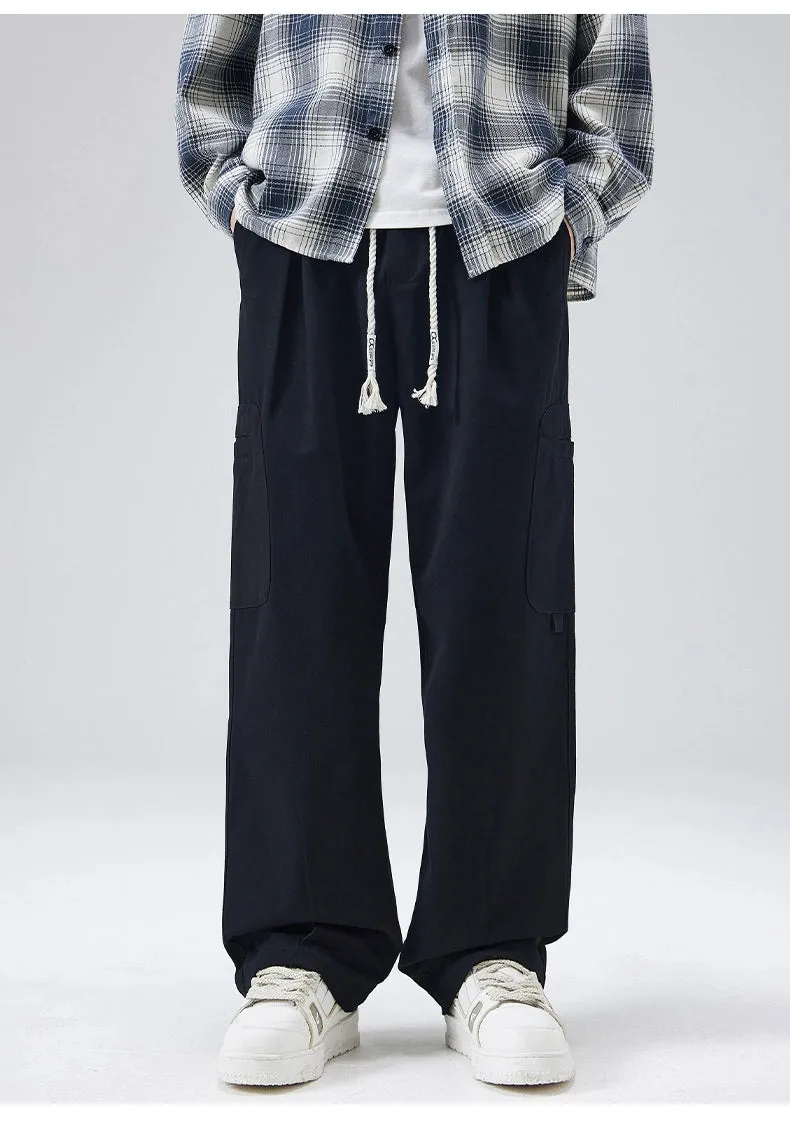 Wide-Leg Cargo Pants