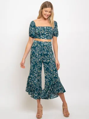 WOMEN'S 2 PC. FLORAL SET