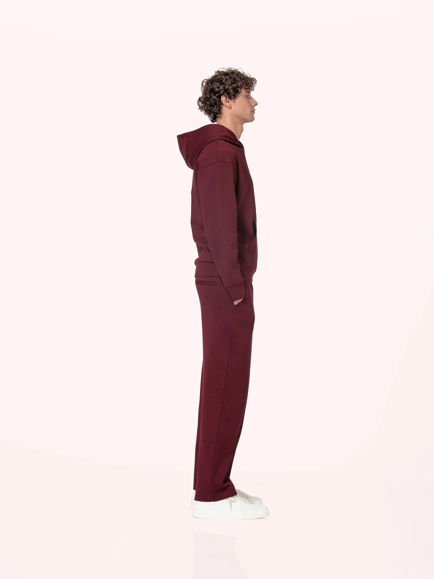 woo'ed wide-leg pants