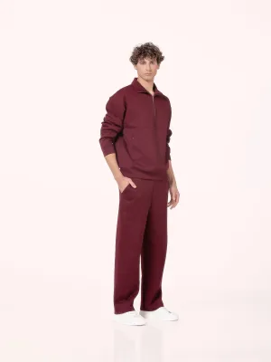 woo'ed wide-leg pants