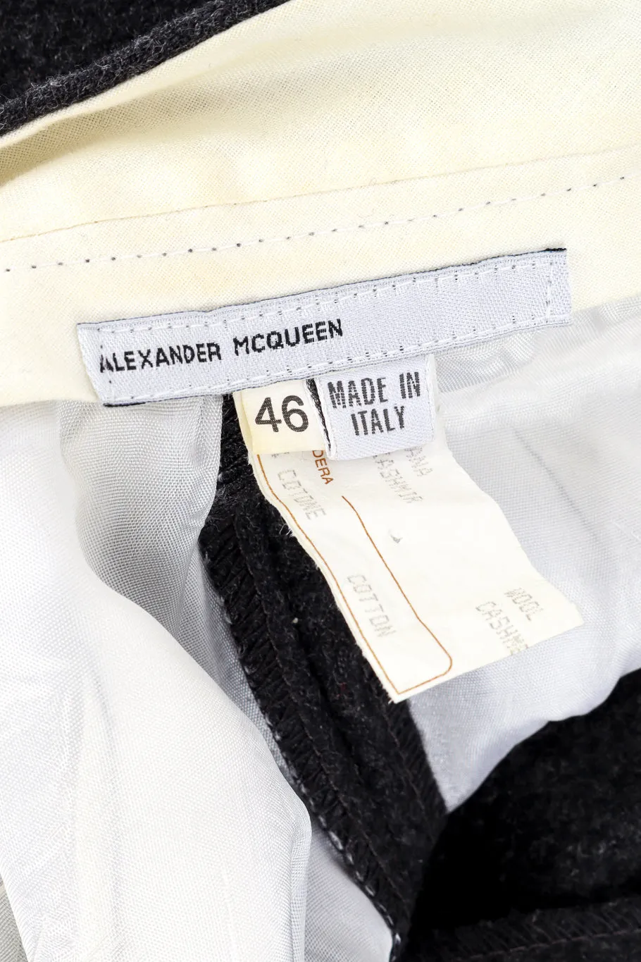 Wool Blend Wide Leg Pant