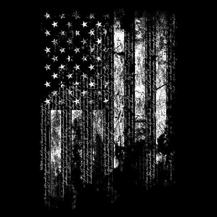 Youth 1776 Flag T-Shirt - Black